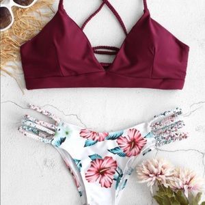 Zaful - Bikini 3 Piece Set - Size Large/US 8